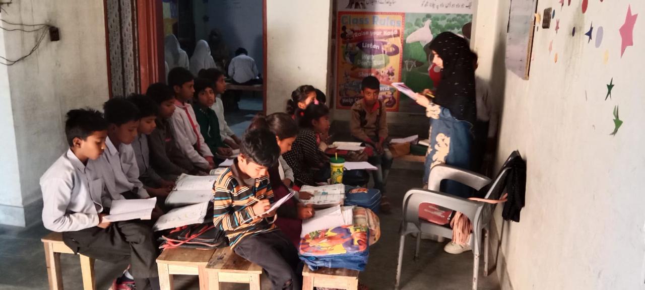 Grace Bible Fellowship School classroom moment