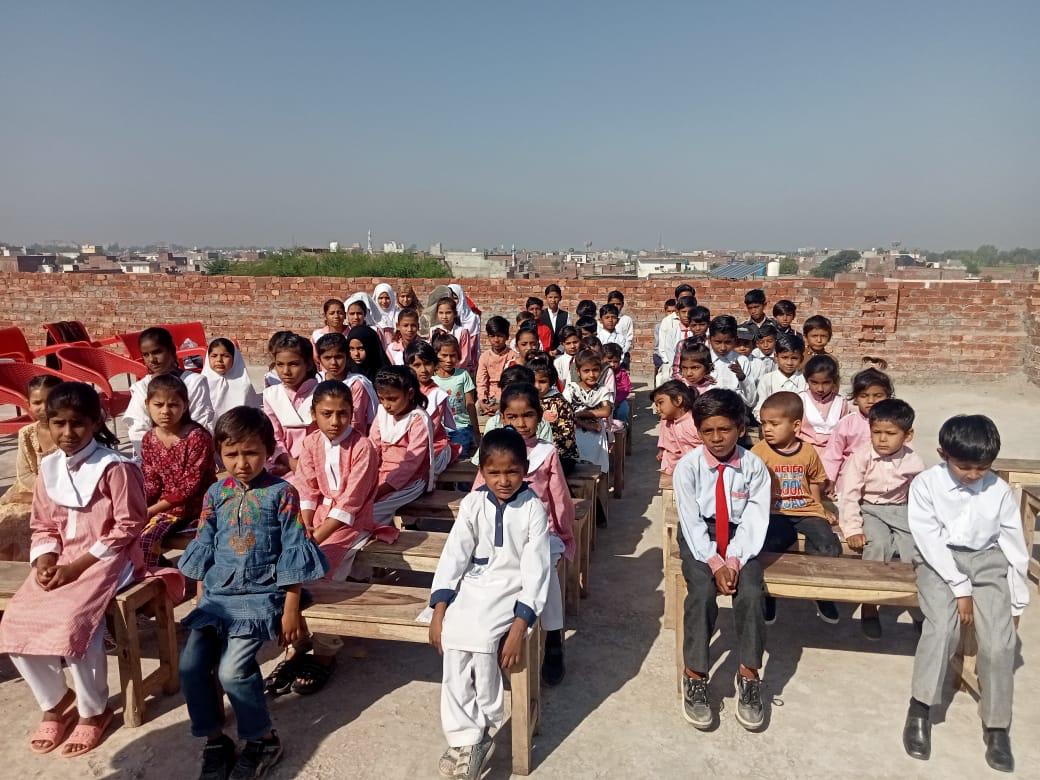 Students learning at Grace Bible Fellowship School